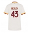 AS Roma Wesley Franca #43 Uit tenue Dames 2026-27 Korte Mouwen