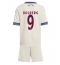 Ajax Kasper Dolberg #9 Derde tenue Kids 2025-26 Korte Mouwen (+ broek)