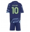 Ajax Oscar Gloukh #10 Uit tenue Kids 2025-26 Korte Mouwen (+ broek)