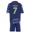 Ajax Raul Moro #7 Uit tenue Kids 2025-26 Korte Mouwen (+ broek)