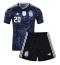 Argentinië Alexis Mac Allister #20 Uit tenue Kids WK 2026 Korte Mouwen (+ broek)