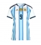 Argentinië Julian Alvarez #9 Thuis tenue Dames WK 2026 Korte Mouwen