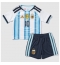 Argentinië Lionel Messi #10 Thuis tenue Kids WK 2026 Korte Mouwen (+ broek)