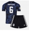 Argentinië Lisandro Martinez #6 Uit tenue Kids WK 2026 Korte Mouwen (+ broek)