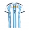 Argentinië Rodrigo De Paul #7 Thuis tenue Dames WK 2026 Korte Mouwen