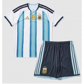 Argentinië Thuis tenue Kids WK 2026 Korte Mouwen (+ broek)