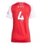 Arsenal Ben White #4 Thuis tenue Dames 2025-26 Korte Mouwen