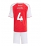 Arsenal Ben White #4 Thuis tenue Kids 2025-26 Korte Mouwen (+ broek)