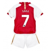 Arsenal Bukayo Saka #7 Thuis tenue Kids 2023-24 Korte Mouwen (+ broek)