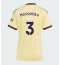 Arsenal Cristhian Mosquera #3 Derde tenue Dames 2026-27 Korte Mouwen