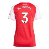 Arsenal Cristhian Mosquera #3 Thuis tenue Dames 2025-26 Korte Mouwen