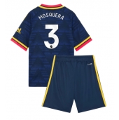 Arsenal Cristhian Mosquera #3 Uit tenue Kids 2026-27 Korte Mouwen (+ broek)