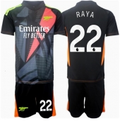 Arsenal David Raya #22 Keeper Derde tenue Kids 2024-25 Korte Mouwen (+ broek)