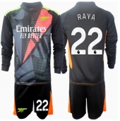 Arsenal David Raya #22 Keeper Derde tenue Kids 2024-25 Lange Mouwen (+ broek)