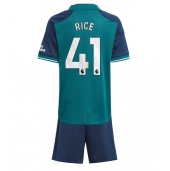 Arsenal Declan Rice #41 Derde tenue Kids 2023-24 Korte Mouwen (+ broek)