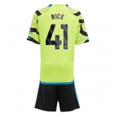 Arsenal Declan Rice #41 Uit tenue Kids 2023-24 Korte Mouwen (+ broek)