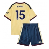 Arsenal Ezri Konsa #15 Derde tenue Kids 2026-27 Korte Mouwen (+ broek)