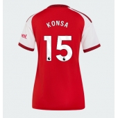 Arsenal Ezri Konsa #15 Thuis tenue Dames 2026-27 Korte Mouwen