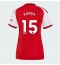 Arsenal Ezri Konsa #15 Thuis tenue Dames 2026-27 Korte Mouwen