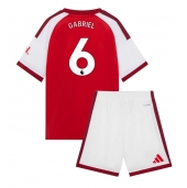 Arsenal Gabriel Magalhaes #6 Thuis tenue Kids 2026-27 Korte Mouwen (+ broek)