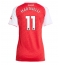 Arsenal Gabriel Martinelli #11 Thuis tenue Dames 2025-26 Korte Mouwen