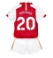 Arsenal Jorginho Frello #20 Thuis tenue Kids 2023-24 Korte Mouwen (+ broek)