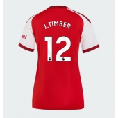 Arsenal Jurrien Timber #12 Thuis tenue Dames 2026-27 Korte Mouwen