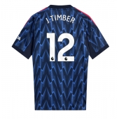 Arsenal Jurrien Timber #12 Uit tenue 2025-26 Korte Mouwen