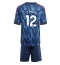 Arsenal Jurrien Timber #12 Uit tenue Kids 2025-26 Korte Mouwen (+ broek)