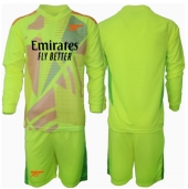 Arsenal Keeper Thuis tenue Kids 2024-25 Lange Mouwen (+ broek)