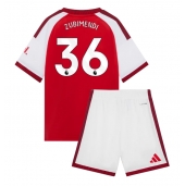 Arsenal Martin Zubimendi #36 Thuis tenue Kids 2026-27 Korte Mouwen (+ broek)