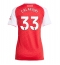 Arsenal Riccardo Calafiori #33 Thuis tenue Dames 2025-26 Korte Mouwen