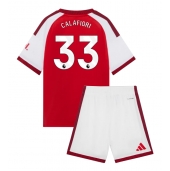 Arsenal Riccardo Calafiori #33 Thuis tenue Kids 2026-27 Korte Mouwen (+ broek)