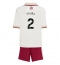 Arsenal William Saliba #2 Derde tenue Kids 2025-26 Korte Mouwen (+ broek)