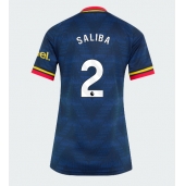 Arsenal William Saliba #2 Uit tenue Dames 2026-27 Korte Mouwen