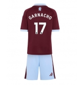 Aston Villa Alejandro Garnacho #17 Thuis tenue Kids 2026-27 Korte Mouwen (+ broek)