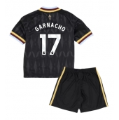 Aston Villa Alejandro Garnacho #17 Uit tenue Kids 2026-27 Korte Mouwen (+ broek)