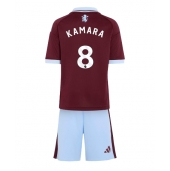 Aston Villa Boubacar Kamara #8 Thuis tenue Kids 2026-27 Korte Mouwen (+ broek)