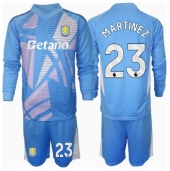 Aston Villa Emiliano Martinez #23 Keeper Derde tenue Kids 2024-25 Lange Mouwen (+ broek)