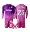 Aston Villa Emiliano Martinez #23 Keeper Derde tenue Kids 2025-26 Lange Mouwen (+ broek)