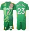 Aston Villa Emiliano Martinez #23 Keeper Thuis tenue Kids 2024-25 Korte Mouwen (+ broek)