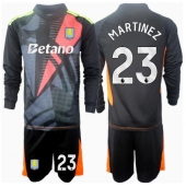 Aston Villa Emiliano Martinez #23 Keeper Uit tenue Kids 2024-25 Lange Mouwen (+ broek)