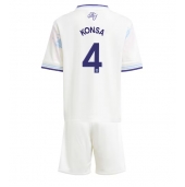 Aston Villa Ezri Konsa #4 Derde tenue Kids 2025-26 Korte Mouwen (+ broek)