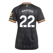 Aston Villa Ian Maatsen #22 Uit tenue Dames 2026-27 Korte Mouwen