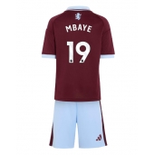 Aston Villa Ibrahim Mbaye #19 Thuis tenue Kids 2026-27 Korte Mouwen (+ broek)