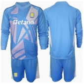 Aston Villa Keeper Derde tenue Kids 2024-25 Lange Mouwen (+ broek)