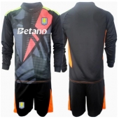 Aston Villa Keeper Uit tenue Kids 2024-25 Lange Mouwen (+ broek)