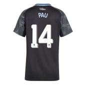 Aston Villa Pau Torres #14 Uit tenue Dames 2025-26 Korte Mouwen