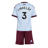 Aston Villa Victor Lindelof #3 Derde tenue Kids 2026-27 Korte Mouwen (+ broek)