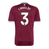 Aston Villa Victor Lindelof #3 Thuis tenue 2026-27 Korte Mouwen